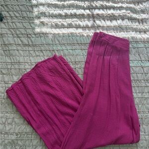 Sienna Sky Fuchsia Wide Leg Jeans